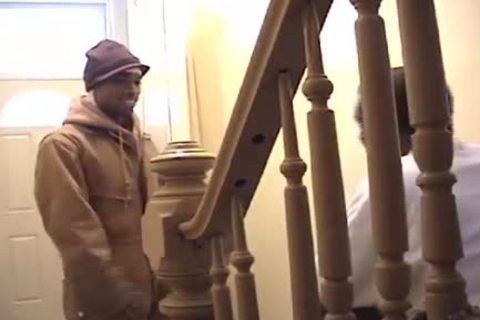 black boy gets His humongous jock Sucked By lascivious friend