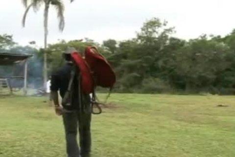 Cowboy acquires hammered In The wazoo outside And Came On