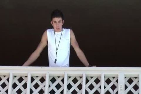 Outdoor fuck By The Pool For Two homosexuals