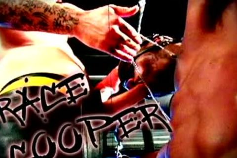 A dark man gets his gazoo slammed