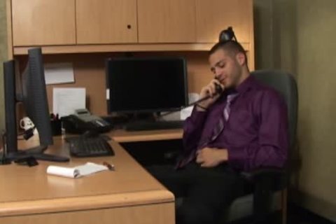 dirty homosexual dudes pounding In The Office