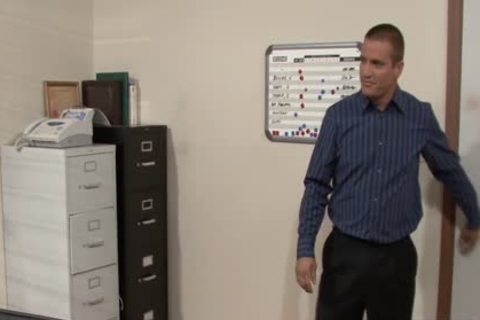 Tattooed homosexuals drilling In Tthis chab Office