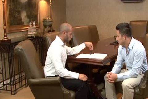 dirty gays lick anales On The Desk