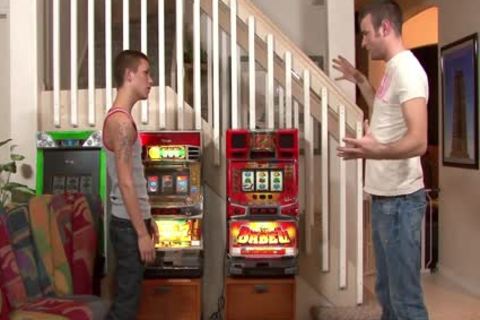 lascivious gay gets booty Stuffed With ramrod