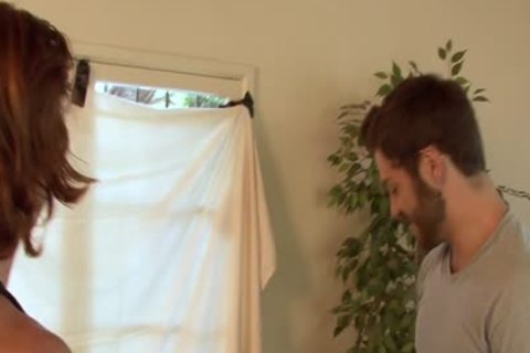 long Haired gay suck A Large cock