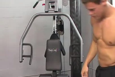 sexy homosexuals plowing buttholes In The Gym
