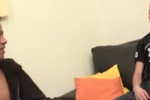 homosexual Latino legal age teenager Slobbers A fat Shaft