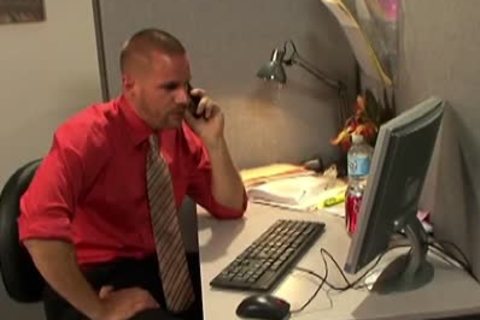 fascinating homosexuals slamming In The Office At Work