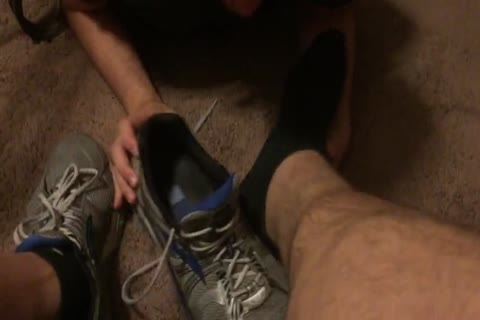 This Is The Second Time I've Worshipped This chap's Feet, And They Are astonishing!  that man'd Been Wearing Those Socks For A long Time, And Now My F