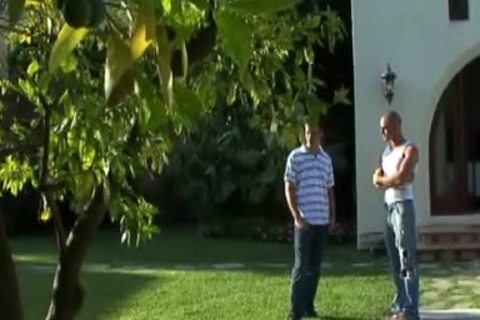 Excited homosexual gets gangbanged And Cummed