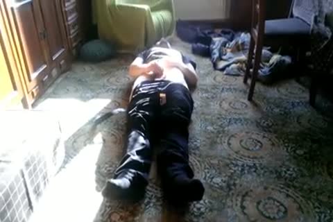 bushy Chuby fella Caught Jerking Wanker