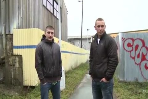 raw In A Public Euro Alley
