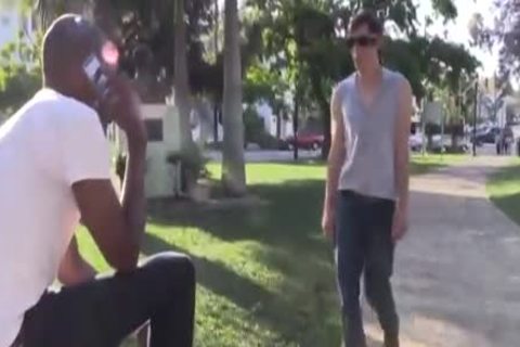 dark lad loves To sperm On A White lad