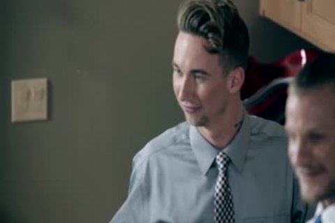 Three gay studs Have A sexual meeting