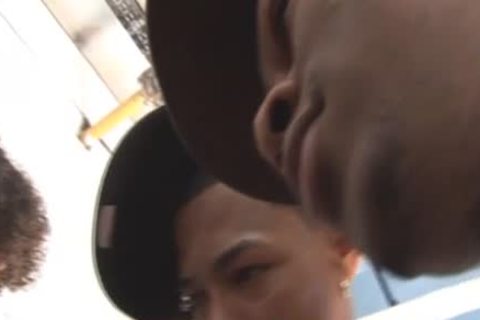 Interracial bunch cream