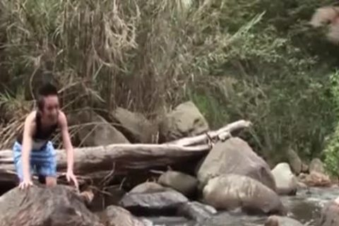 Novice Latin lad engulfing