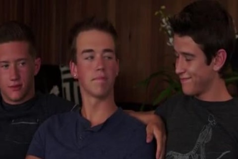 three teens Getting On It