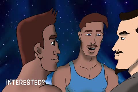 cartoon 3some