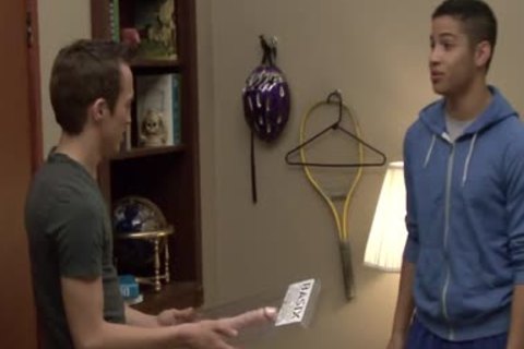 wicked homosexuals Brice Carson And Lucas Vitello Sharing A Large toy And drilling