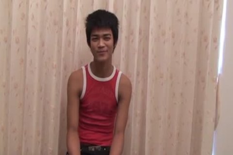 Masked twink Spunking