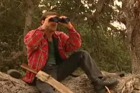 Michael Brandon & Jon Galt Flip fuck In The Woods