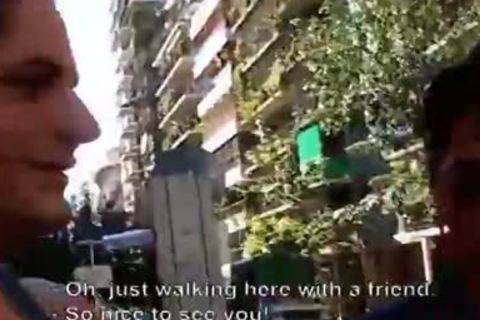 excited teen dudes nailing