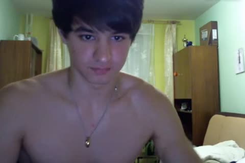 handsome wild Czech man Cums On web camera