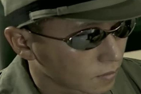 asian guys In Uniform Toying