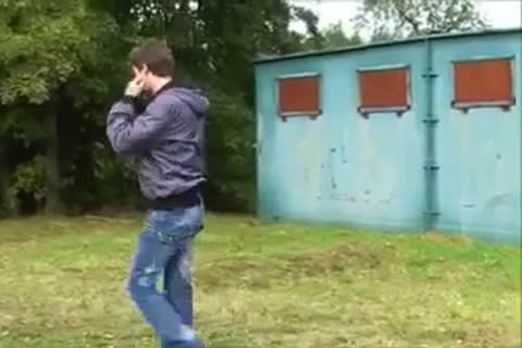 str8 twink slams homosexual twink outdoors