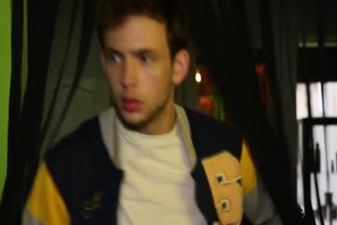 three-some In The Backroom