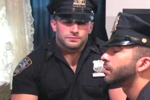 Leather,boot,cigar,cop,uniform