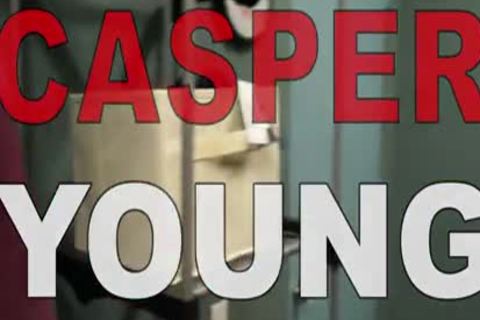Amateur Casper Young masturbating