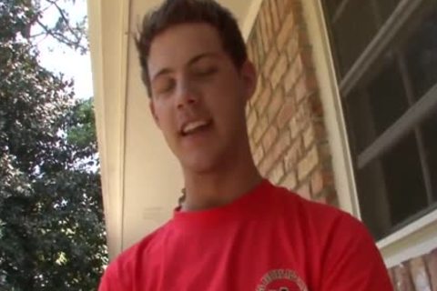 homosexual guy receives sperm overspread