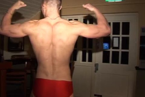 A admirable cook jerking After Playing Pool