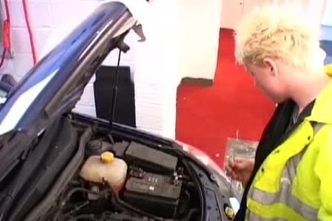 homosexuals Who plow In The Garage