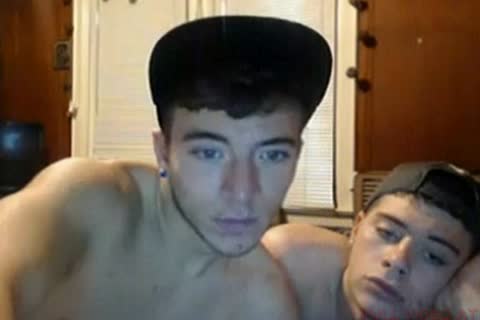 Two non-professional twinks First Time On webcam