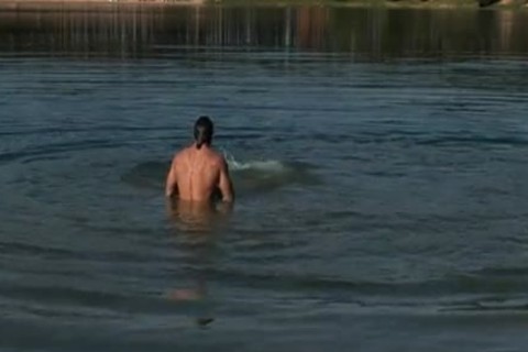 Rado And Olda stroking Outdoor