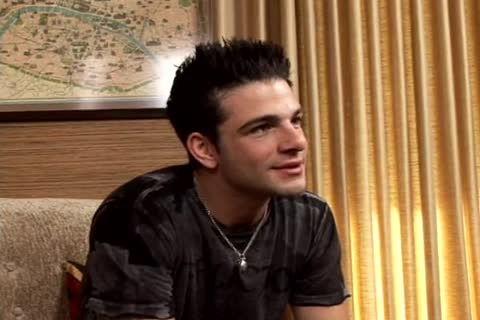 Joey Sparks Tugging Hard penis