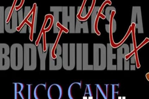 Rico Cane Muscle Flex And massive dong jerk off