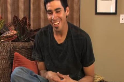 Tall Soul Patch Latino Whacks His weenie!