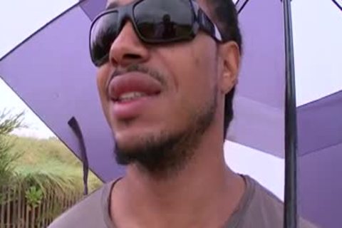 Ebony interracial anal