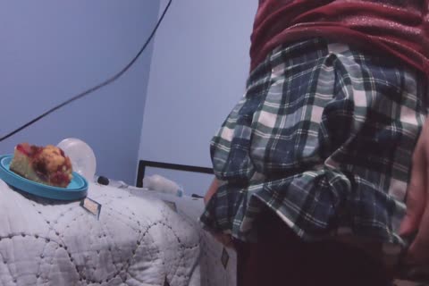 Crossdressing Ball Play And cum Cake