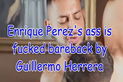 Inside Enrique Perez's anus