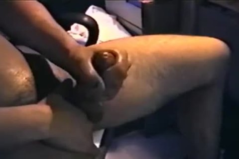 yummy chap Shaking His 10-Pounder Very Fast And Enjoyed