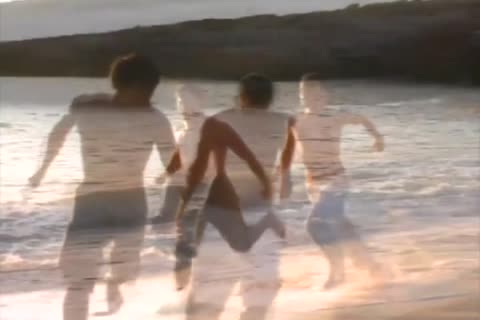 A gay pair Have Sex On A Beach Outside