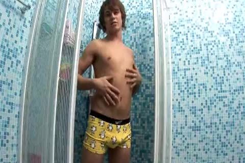 boy Uses A fake penis As that chap Masturbates