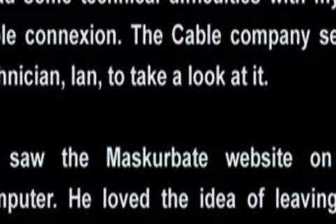 A Masked lad Jerks Off Excitedly