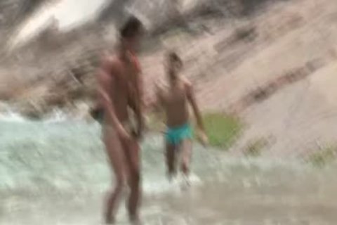 yummy Latino homosexuals Doing Outdoor raw poke