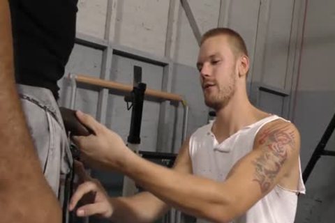 An Interracial Scene With Aaron Jacobs!