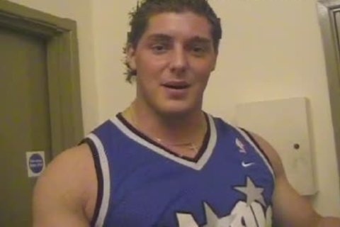 This fat guy Masturbates In The Shower